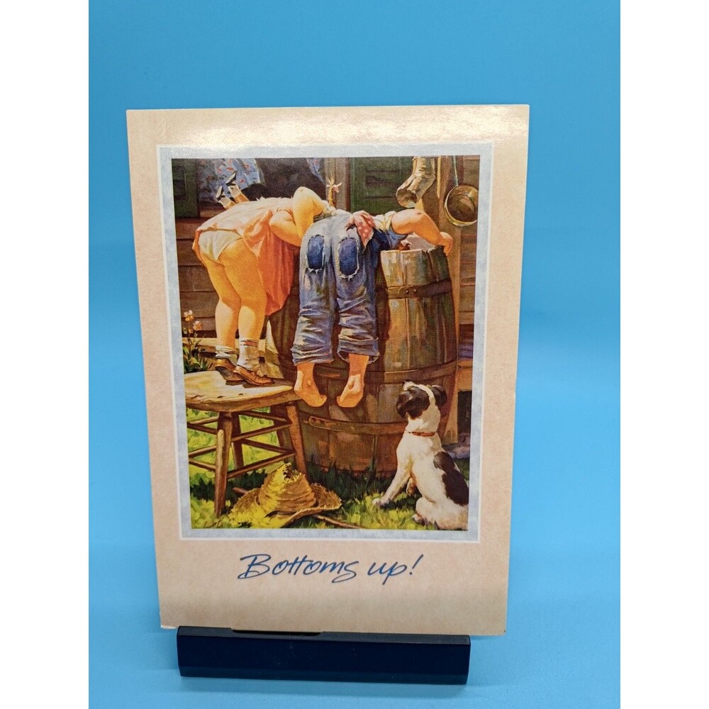 Leanin Tree Vtg ( Bottom ups)  Birthday Card